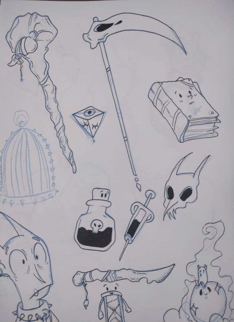 Meu projeto do curso: Caderno de desenho: Crie personagens fantásticos